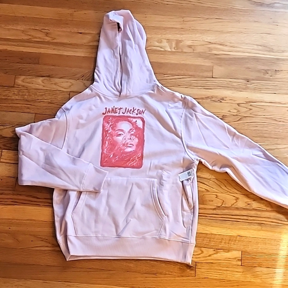 Janet Jackson Hoodie in soft pink
